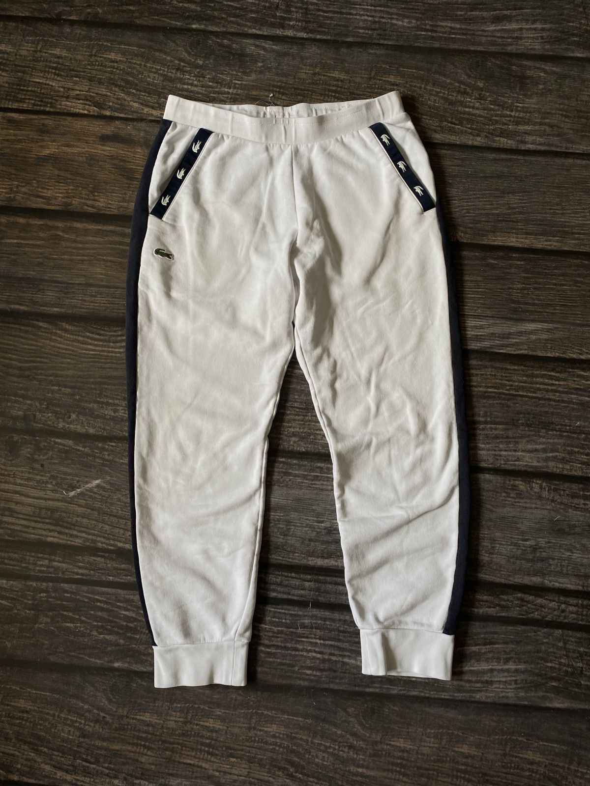 Lacoste × Vintage Lacoste premium sweatpants casual Size US 32 / EU 48 - 6 Thumbnail