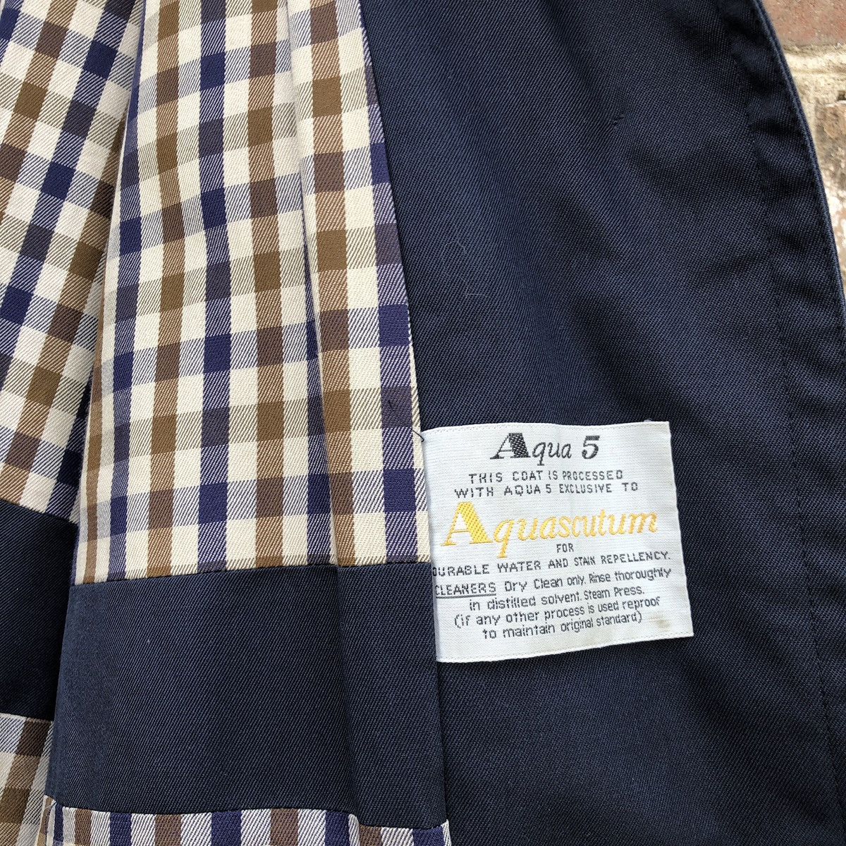 Aquascutum Vintage Aquascutum Coat Jacket Trench Checkered Size L / US 10 / IT 46 - 12 Thumbnail