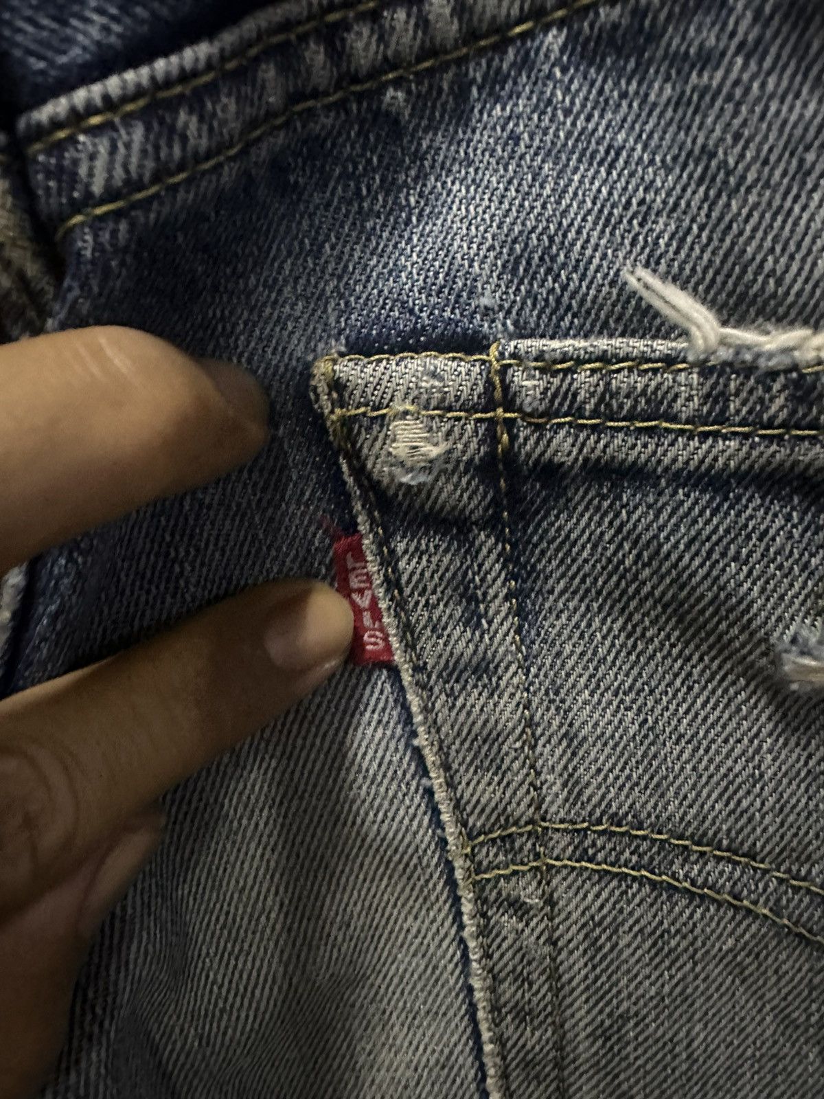 Levi's W30 L31 🔥90’s Vintage LEVI’S 503B Jeans Selvedge Distressed Size US 30 / EU 46 - 14 Thumbnail