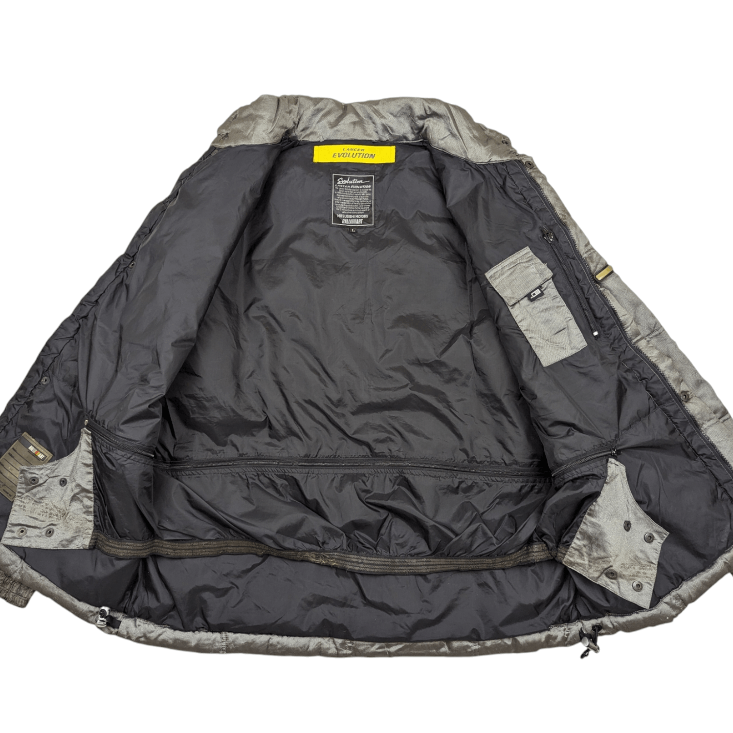 Japanese Brand LANCER EVOLUTION Mitsubishi Racing Winter Puffer Down Jacket Size US L / EU 52-54 / 3 - 4 Thumbnail