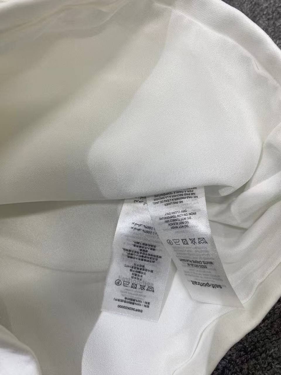 Self-Portrait White Crepe Playsuit Size XS / US 0-2 / IT 36-38 - 15 Thumbnail