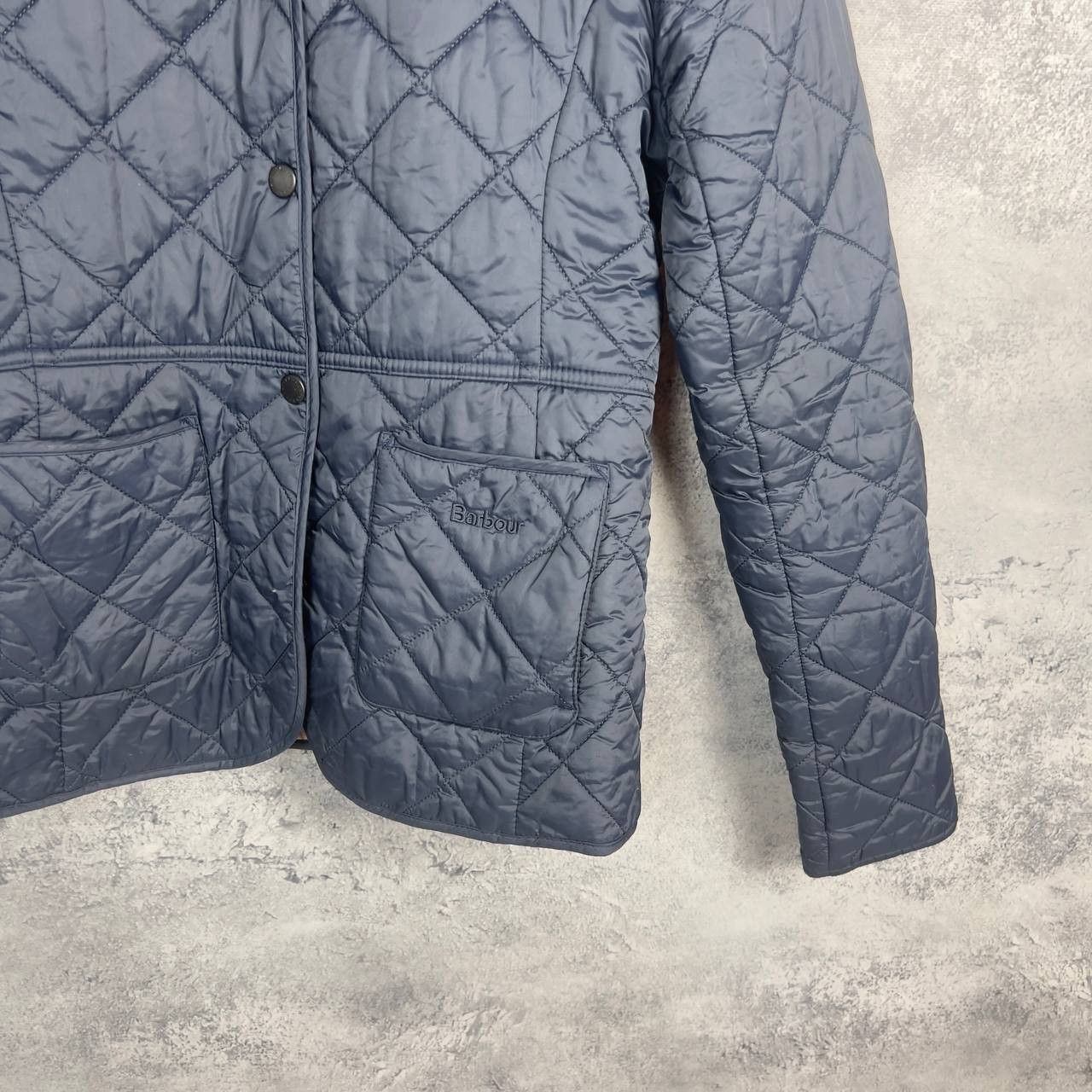Barbour Barbour Quilted Jacket Women's Size USA4 UK8 Blue ` Size S / US 4 / IT 40 - 3 Thumbnail