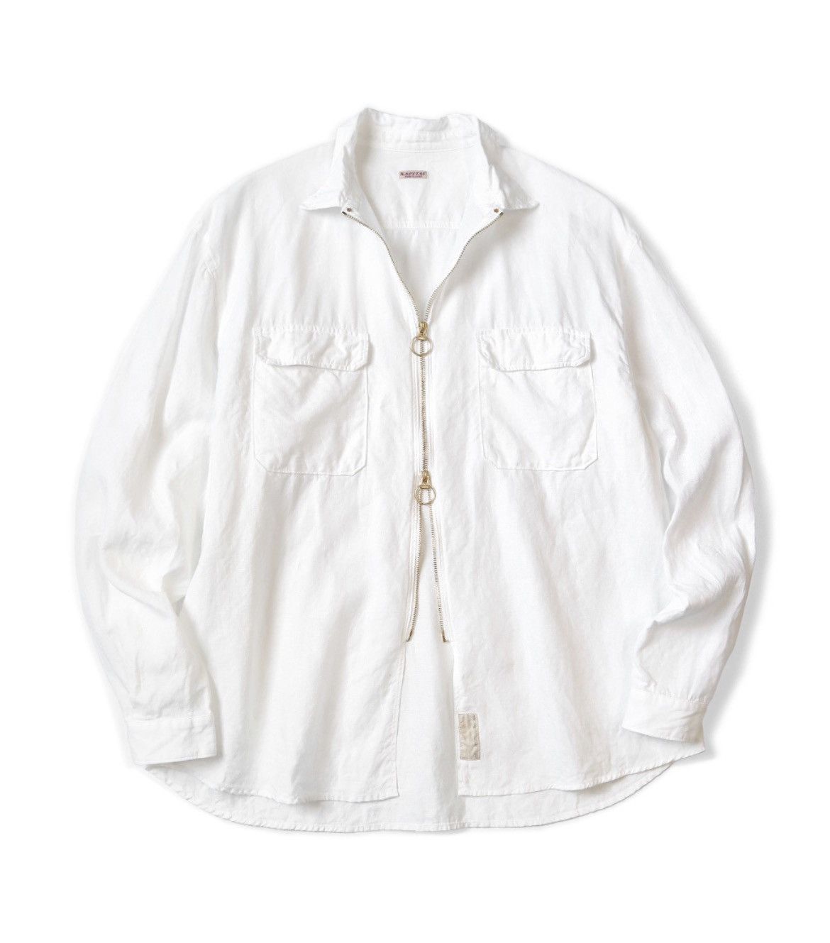 kapital linen Drizzler work shirt