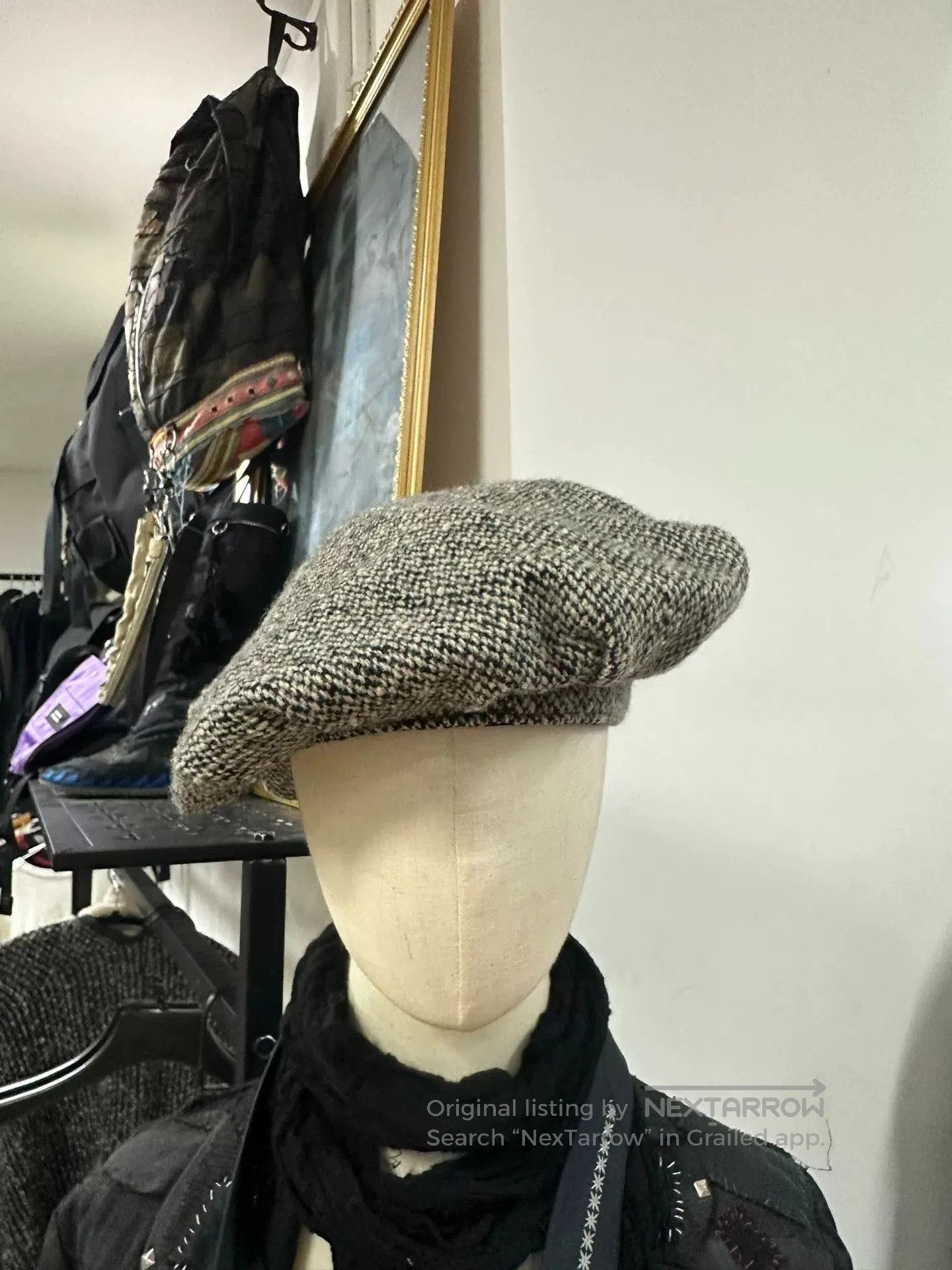 Yohji Yamamoto yohji yamamoto pour homme wool newsboy cap. Size ONE SIZE - 9 Thumbnail