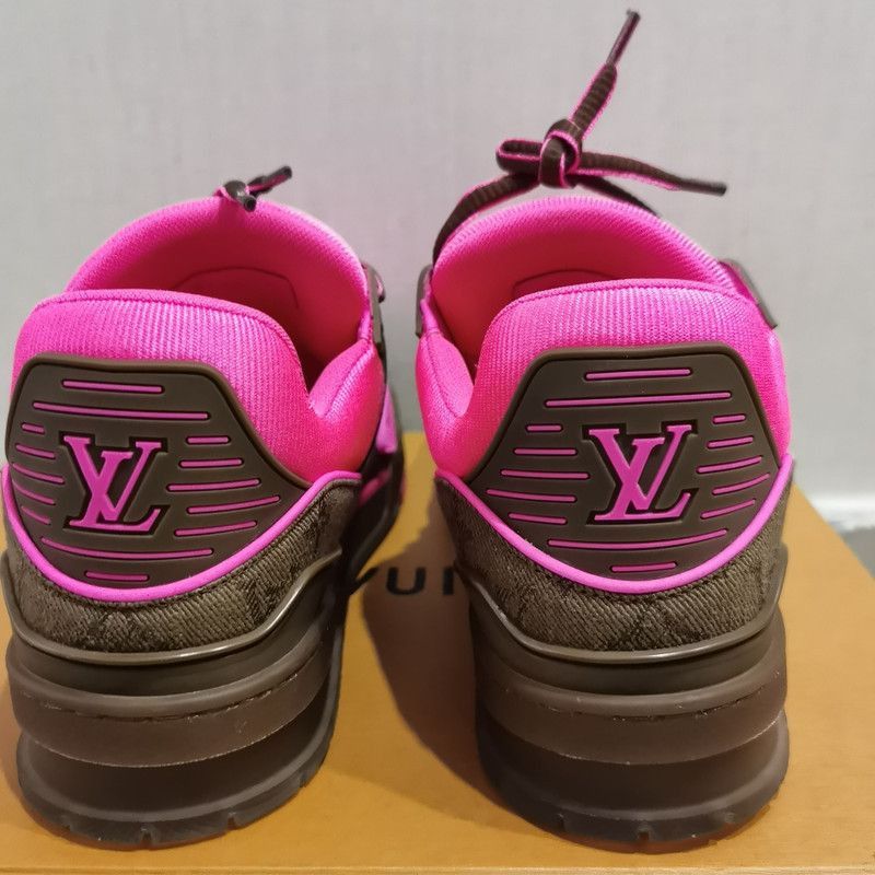 Louis Vuitton Louis Vuitton Classic Logo Trainer Sneakers for Men -2508 Size US 8 / EU 41 - 3 Thumbnail