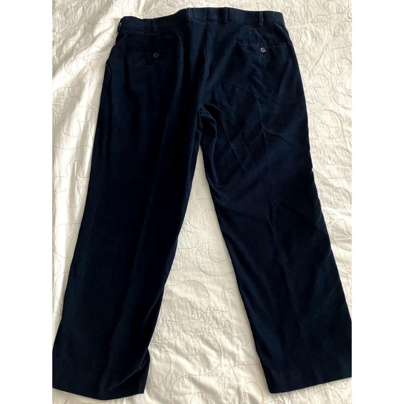 Ralph Lauren Ralph Lauren Blue Corduroy Pants Men 38x30 Corduroy Flat Front Straight Leg Regular Fit Chino Classic Preppy Mens Size US 38 / EU 54 - 3 Thumbnail