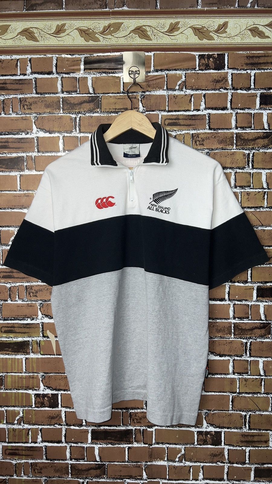 All Blacks 長袖ラガーシャツ Steinlager （CANTERBURY