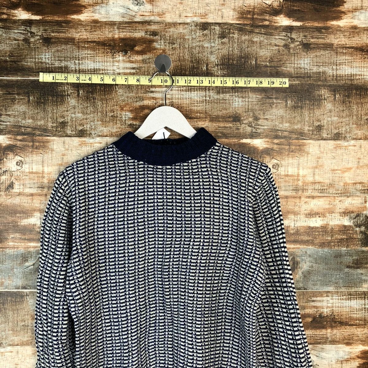 Homespun Knitwear × Japanese Brand × Vintage Japanese Brand Blue Knitwear #A1624 Size S / US 4 / IT 40 - 2 Thumbnail