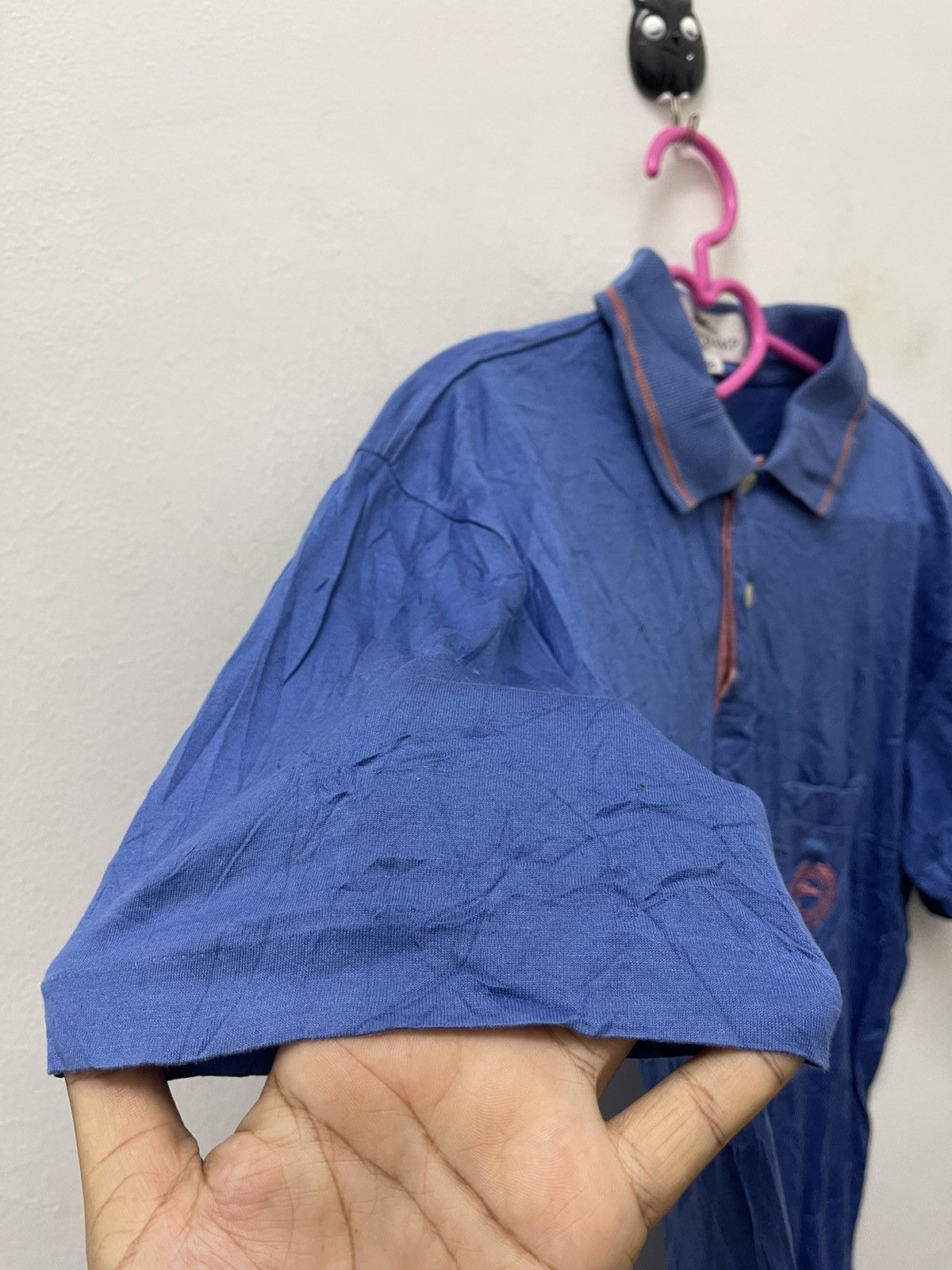 Longchamp Rare Vintage LONGCHAMP Paris Polo Tee Size US M / EU 48-50 / 2 - 5 Thumbnail