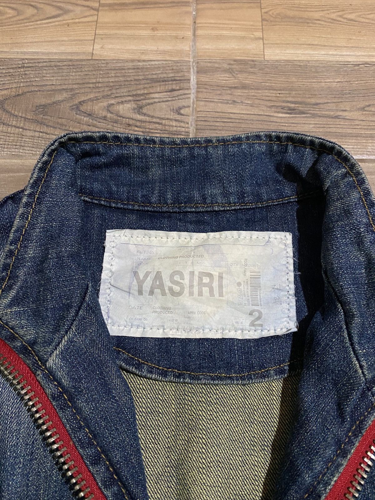 If Six Was Nine YASIRI BIKERS DENIM ZIPPER JACKET Size US M / EU 48-50 / 2 - 4 Thumbnail