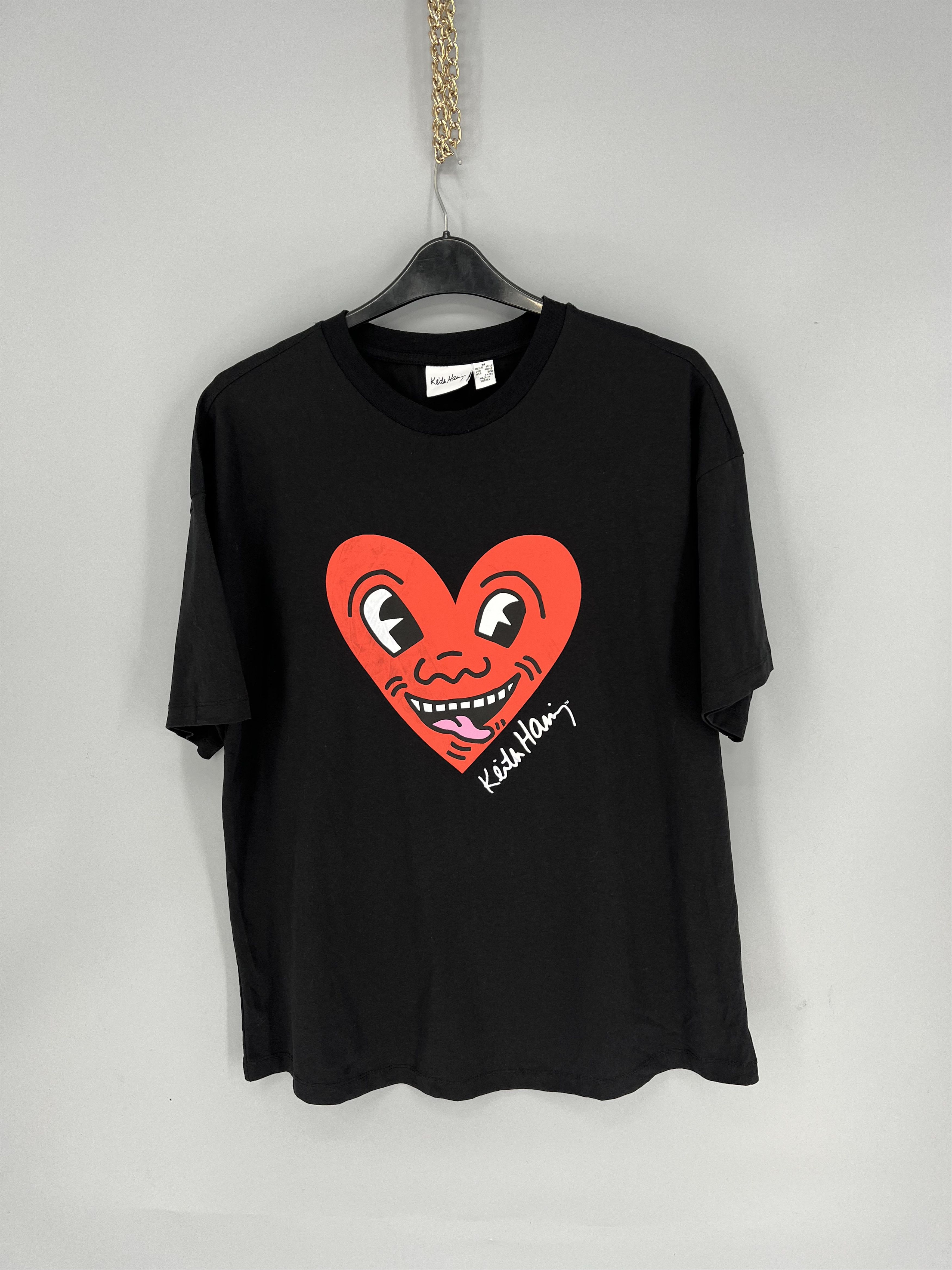Keith Haring Vintage Y2K KEITH HARING Art Japanese T-shirt Size US L / EU 52-54 / 3 - 1 Thumbnail