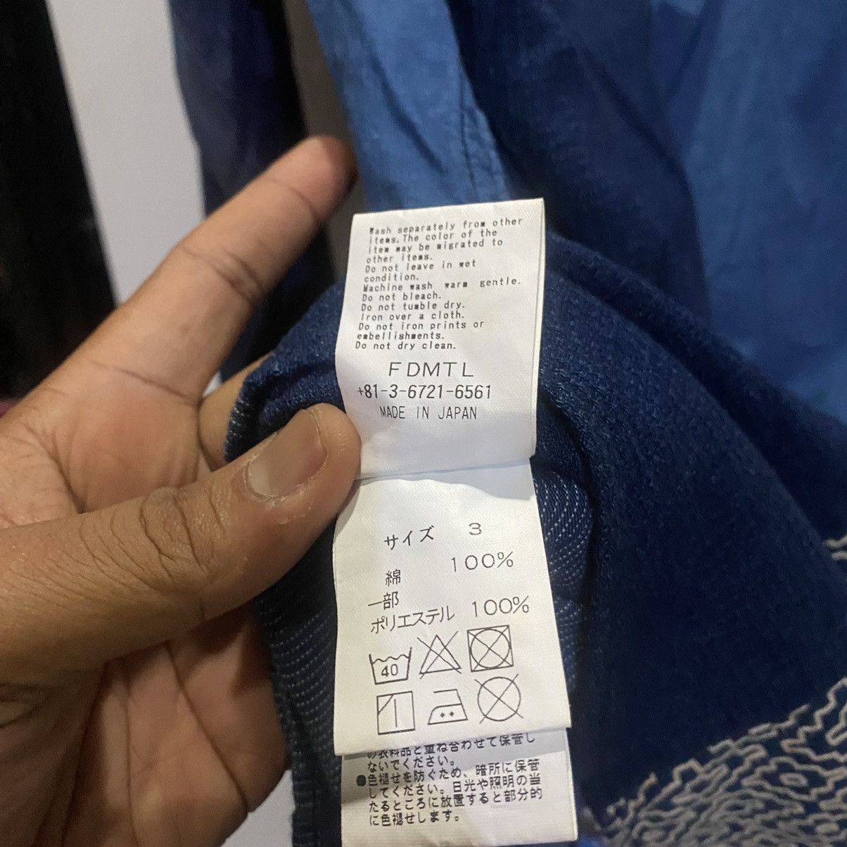 FDMTL × Japanese Brand FDMTL BORO PATCHWORK SHIRT RINSE Size US L / EU 52-54 / 3 - 8 Thumbnail