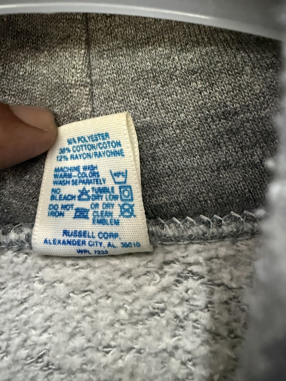 Russell Athletic 🔥 VTG 90's Russel Girls Swimming 3 Blend sweat Hoodie - L Size US M / EU 48-50 / 2 - 6 Thumbnail