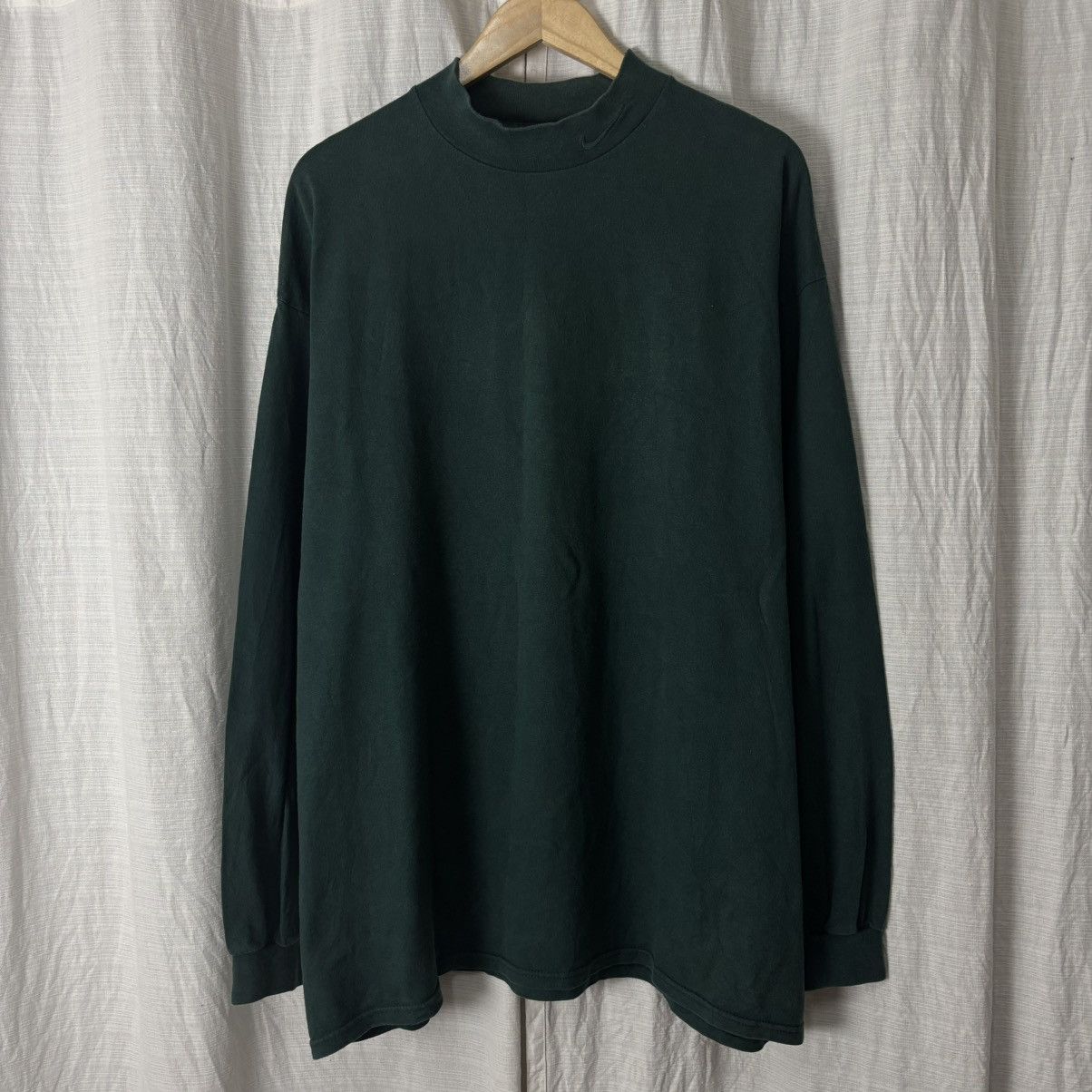 Nike × Vintage VINTAGE NIKE MOCK NECK LONG SLEEVE Size US XXL / EU 58 / 5 - 2 Thumbnail