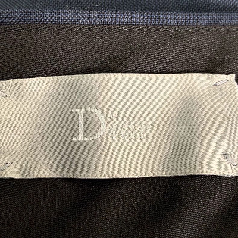 Dior Dior Dark blue mid-waisted wool straight suit trousers 2501 Size US 32 / EU 48 - 5 Thumbnail