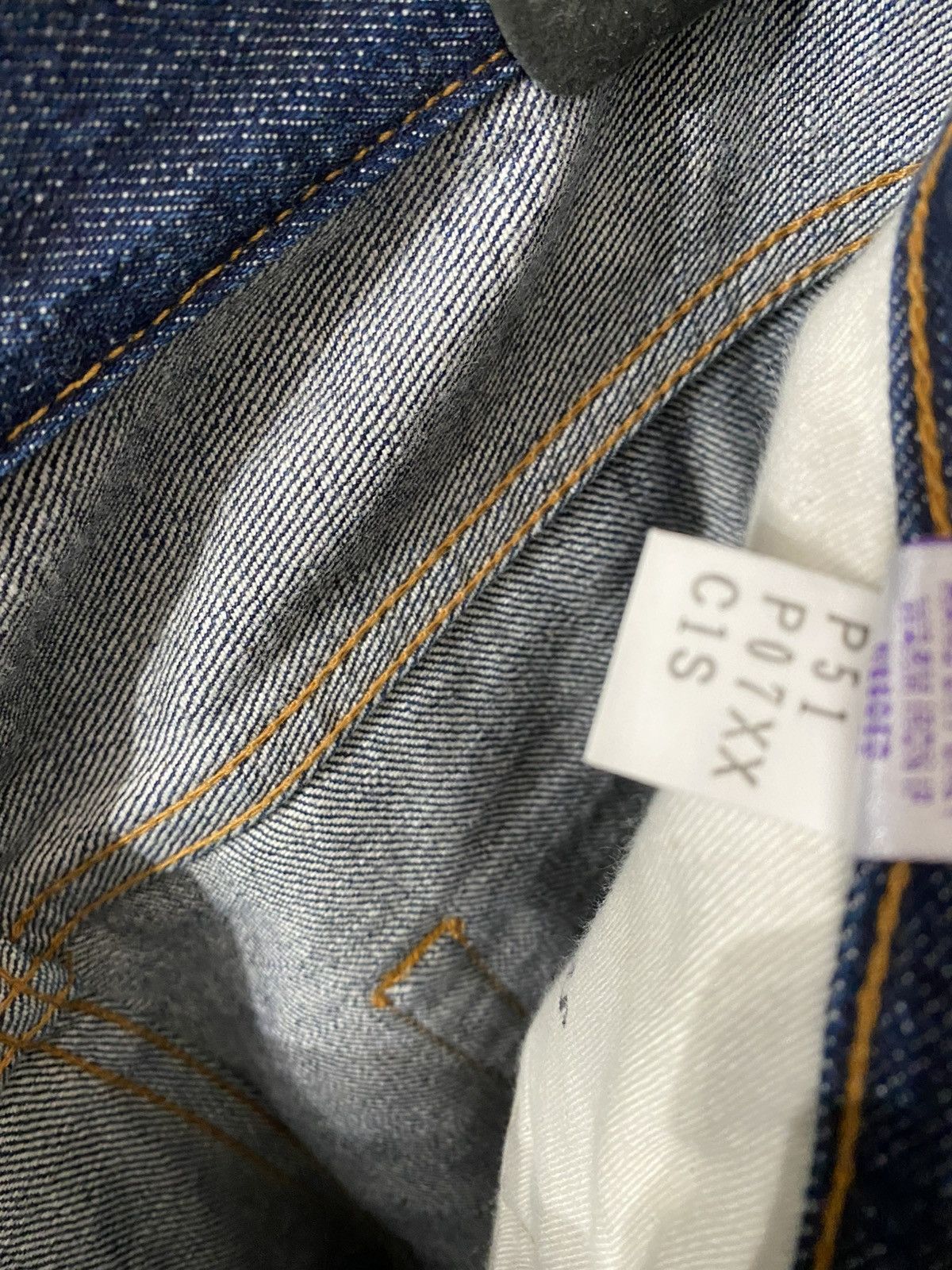 Prps $476 RED SELVEDGE OG JAPAN MEDIUM WASH JEANS DENIM RELAX FIT Size US 32 / EU 48 - 5 Thumbnail