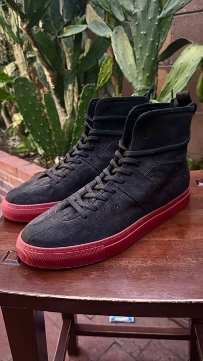 Daniel Patrick Daniel Patrick Men's Hightop Black Red Shoes Size 8 41 Pre- Size US 8 / EU 41 - 1 Thumbnail