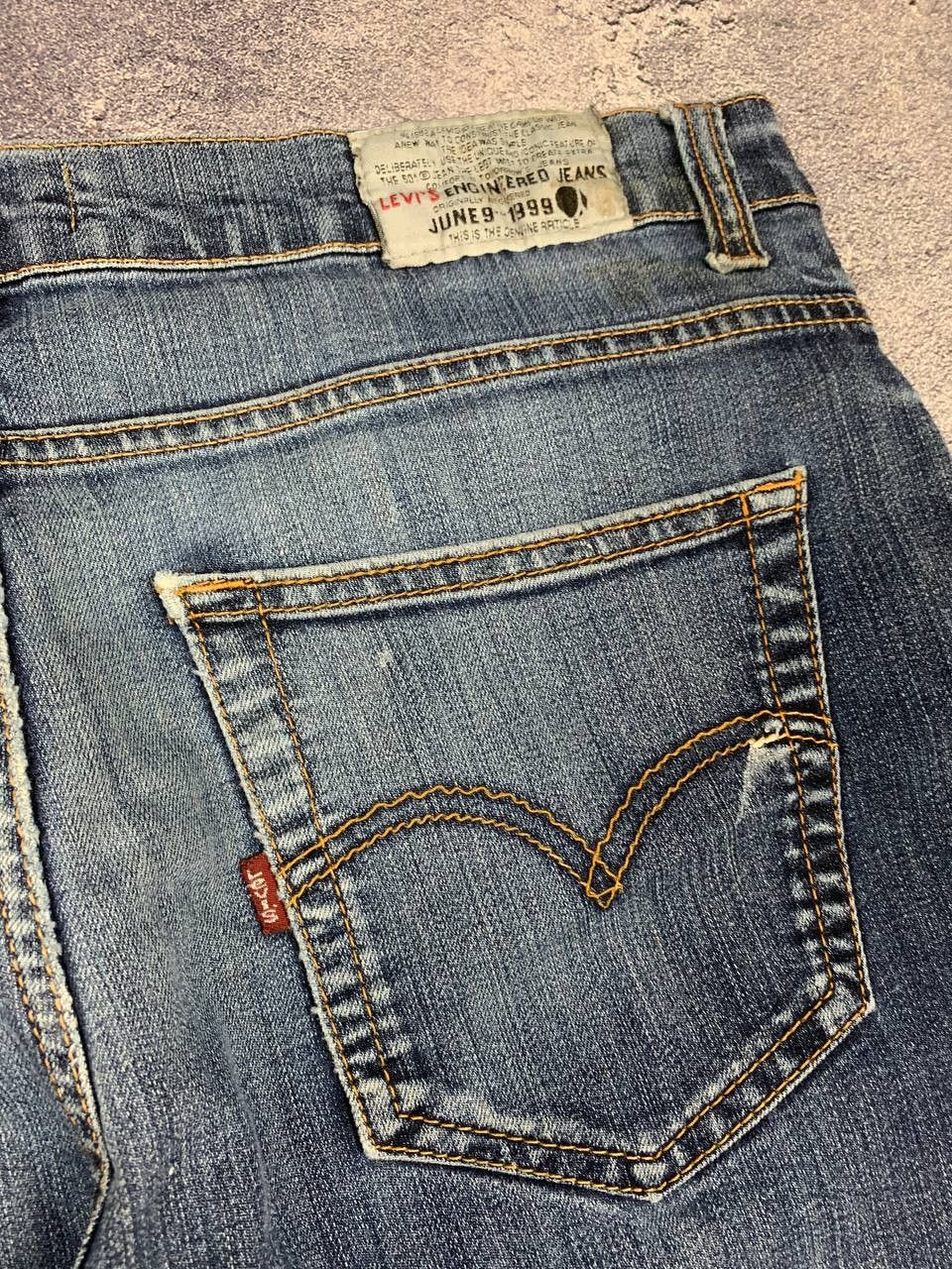 Levi's Levi’s Vintage Paint Jeans W35 L32 (Fits L27) Blue Size US 32 / EU 48 - 18 Thumbnail