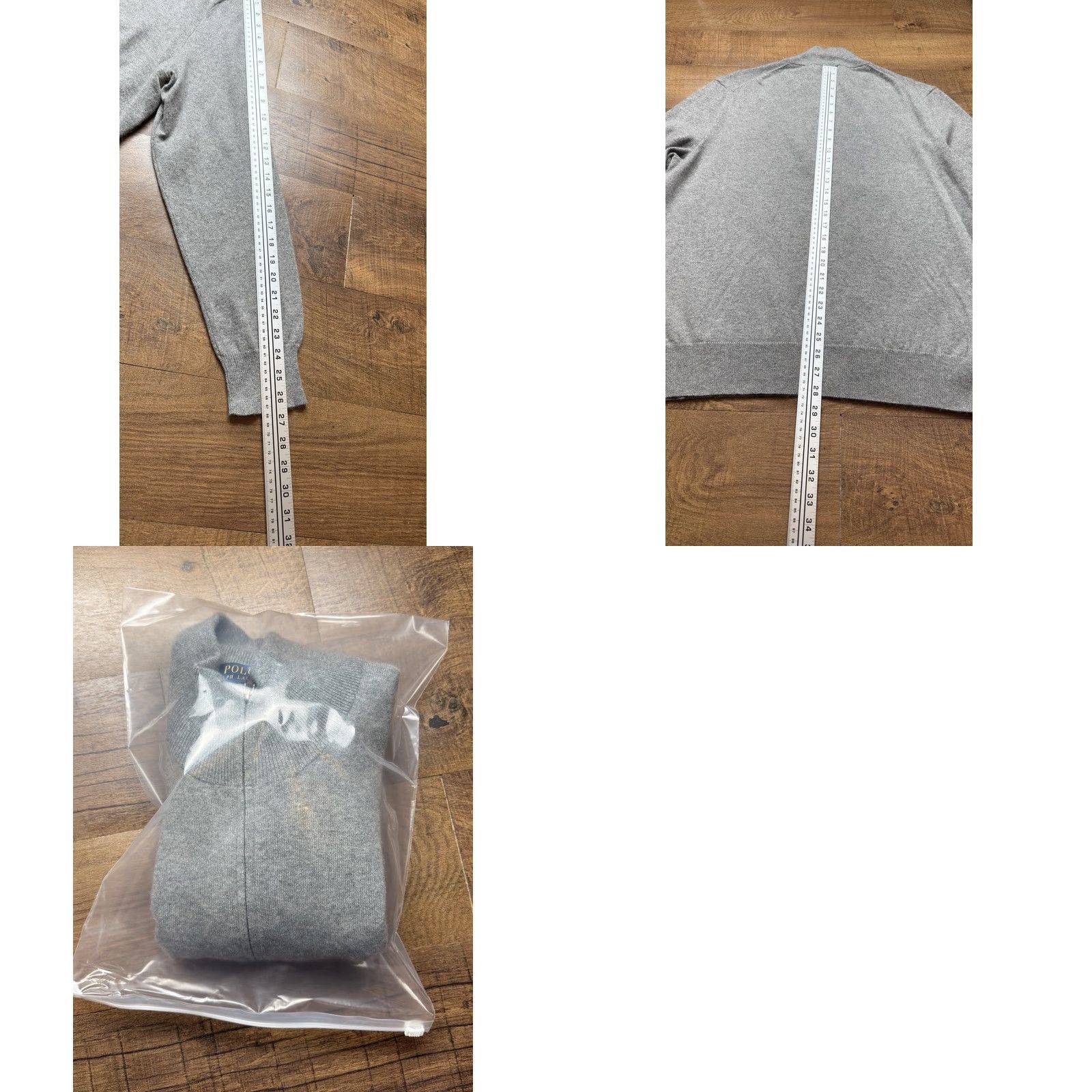 Ralph Lauren VINTAGE? (No) NWOT POLO RALPH LAUREN Gray 100% Cashmere 1/4 Zip Sweater Mens 2XL Size US XXL / EU 58 / 5 - 8 Thumbnail