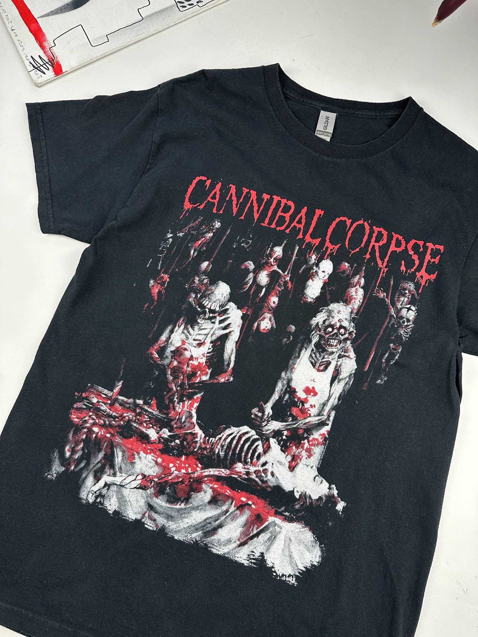 Band Tees Vintage Cannibal Corpse Album Metal Band Tee Size US M / EU 48-50 / 2 - 3 Thumbnail