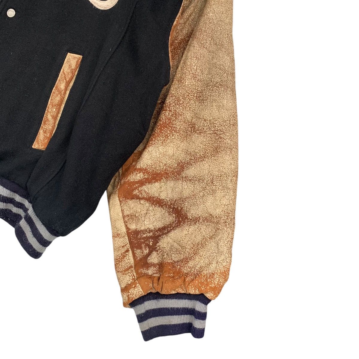 MLB × Mirage × Vintage Vintage White Sox Baseball Team Varsity Bomber Wool Leather Size US L / EU 52-54 / 3 - 7 Thumbnail