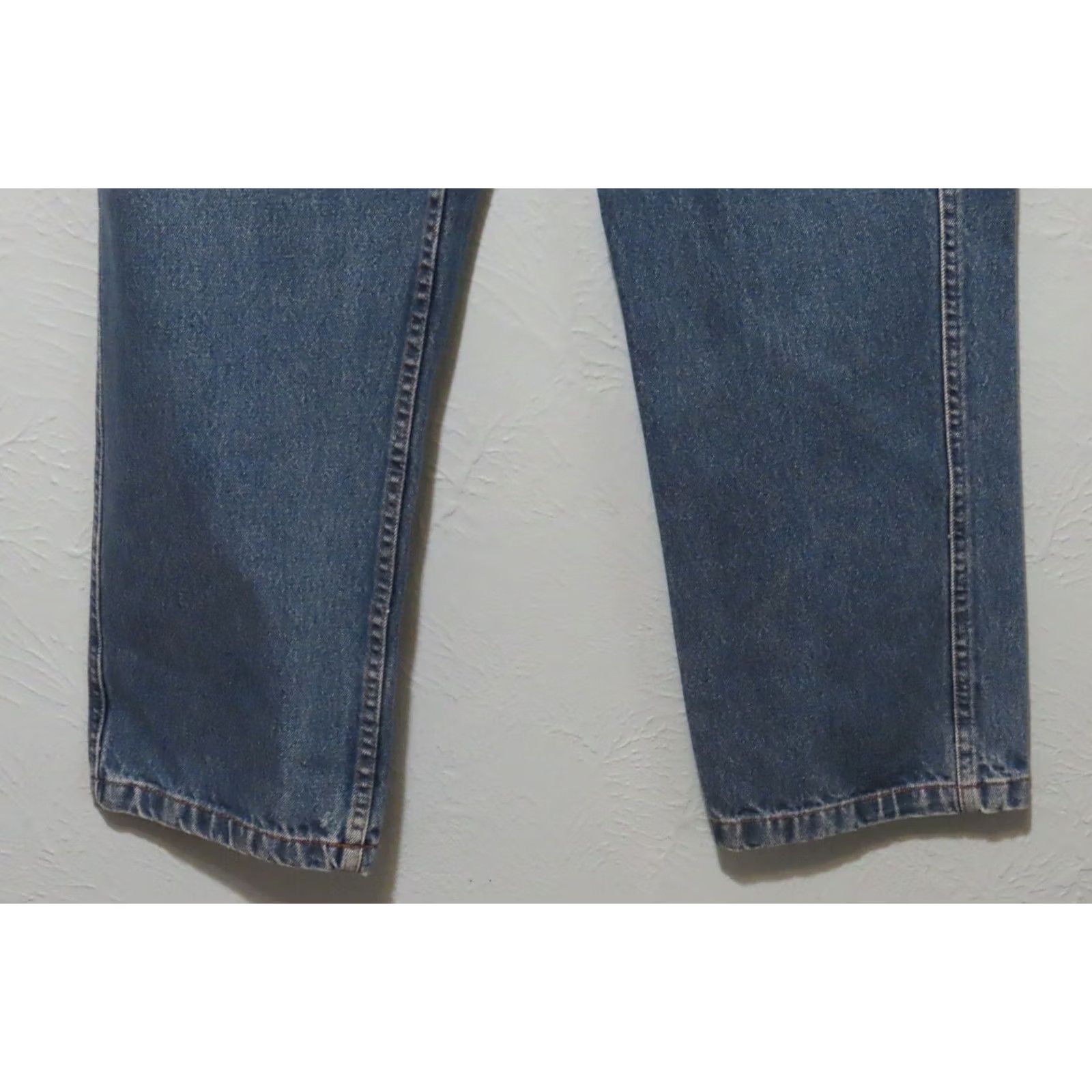 Vintage VINTAGE LAPCO Jeans FR Work Jeans 38x32 Blue Flame-Resistant Regular Mens 5-Pocket Straight Cotton Denim Zip Belt Loops Medium Wash 2112 Cat 2 Worn Size US 38 / EU 54 - 2 Thumbnail
