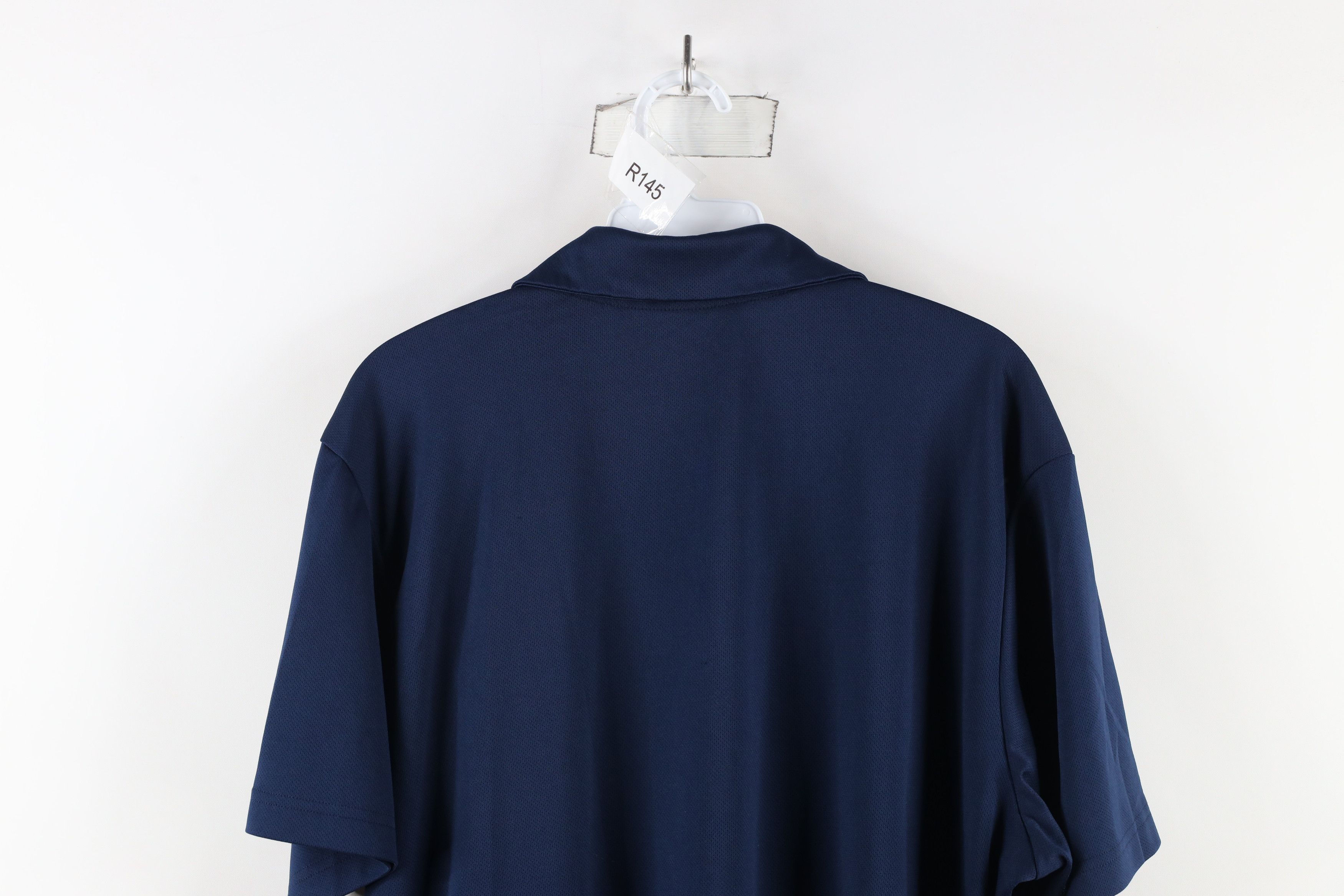 Adidas × Vintage Adidas University of Akron Baseball Collared Polo Shirt Blue Size US XL / EU 56 / 4 - 13 Thumbnail