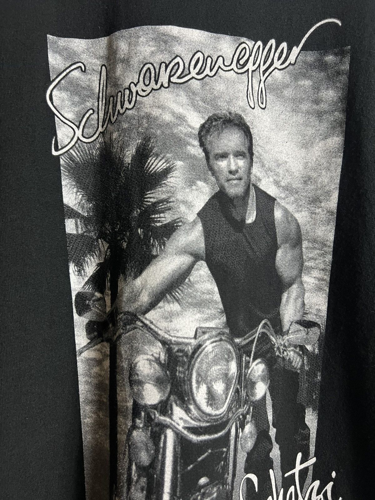 Vintage Vintage 2000s Arnold Schwarzenegger Santa Monica T-shirt Size US XL / EU 56 / 4 - 3 Thumbnail