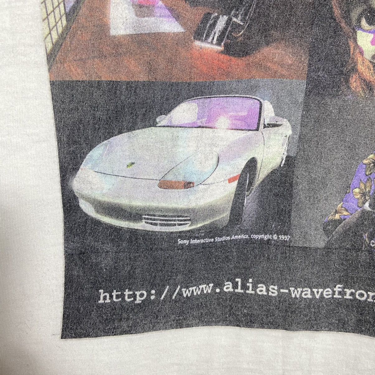 Sony × Vintage Vintage 90s Alias Wavefront Jokers Sony T-Shirt Size US L / EU 52-54 / 3 - 4 Thumbnail