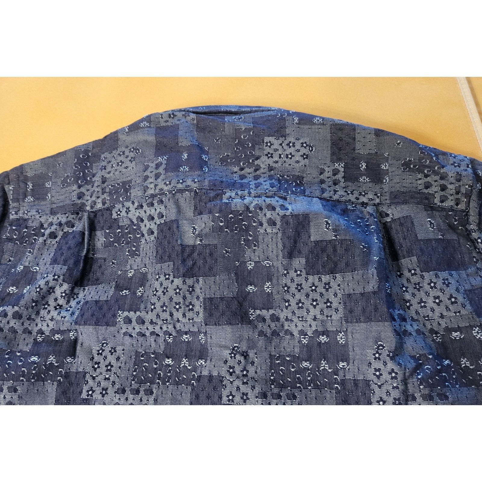 Peter Millar Peter Millar Banks Jacquard Blue Patchwork Shirt M $200 NWT Size US M / EU 48-50 / 2 - 7 Thumbnail