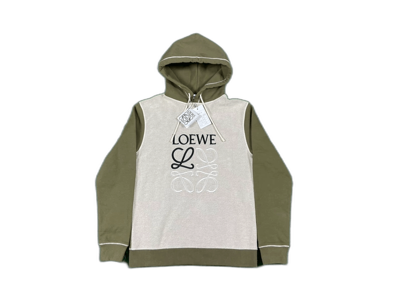 Loewe Loewe Large Logo Patchwork Hoodie - dmc Size M / US 6-8 / IT 42-44 - 1 Thumbnail