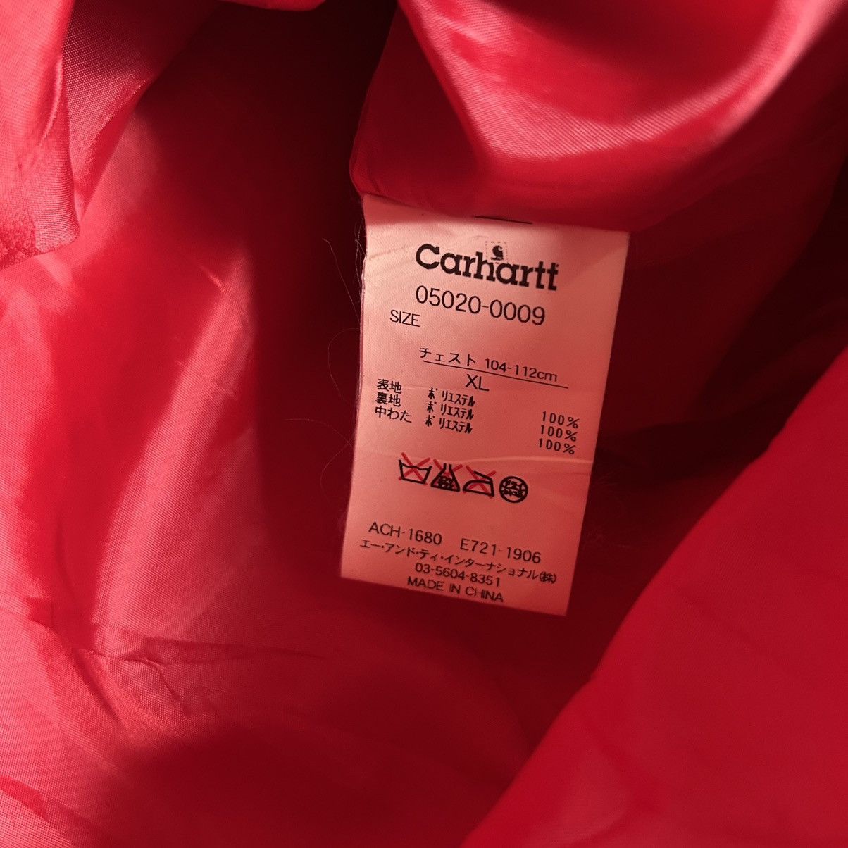 Carhartt Vintage Carhartt Puffer Jacket & Windbreaker Size US L / EU 52-54 / 3 - 8 Thumbnail