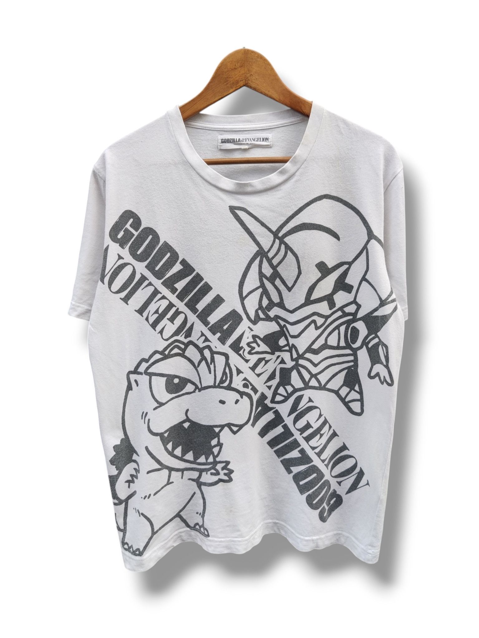 Anime Vintage Archival Godzilla Evangelion OVP Anime Shirt Size US L / EU 52-54 / 3 - 1 Thumbnail