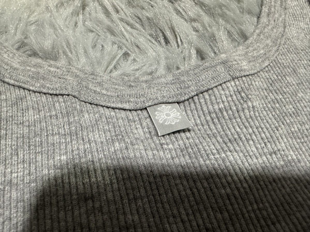 Chrome Hearts 🔥Chrome Heart Ribbed Tank Top Grey Gunze Japan Size US M / EU 48-50 / 2 - 6 Thumbnail
