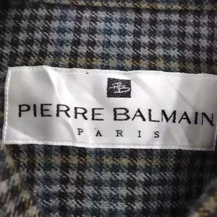 Japanese Brand Pierre Balmain Flannel Shirt Button Up Size US S / EU 44-46 / 1 - 5 Thumbnail