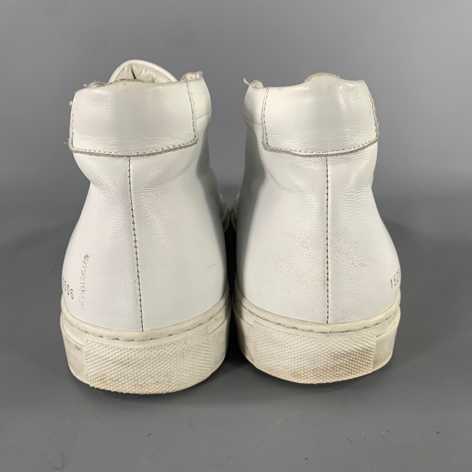 Common Projects COMMON PROJECTS Size 8 White Leather Lace Up Sneakers Size US 8 / EU 41 - 3 Thumbnail