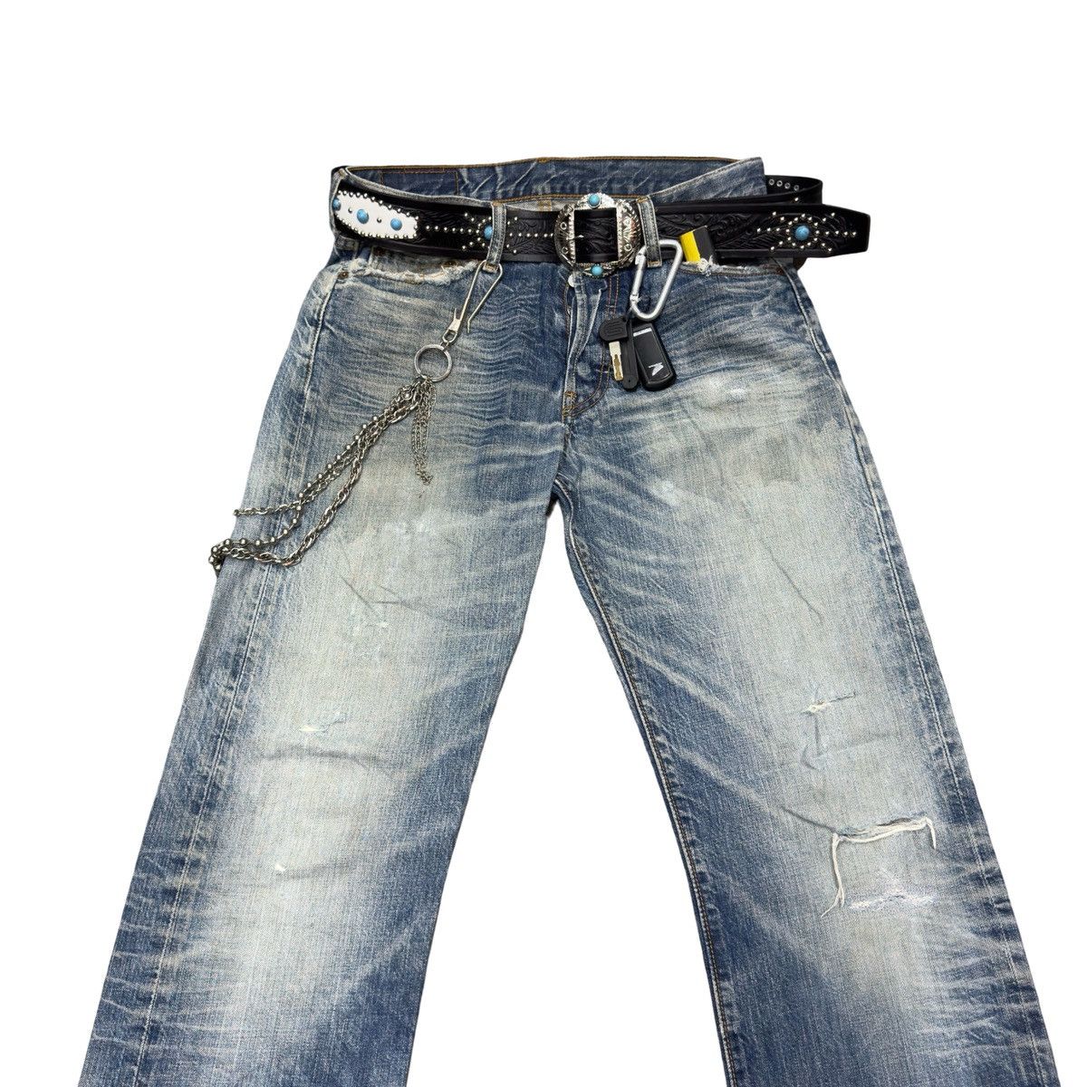 Levi's × Levi's Made & Crafted × Levi's Vintage Clothing Distressed Levis 501 Size US 32 / EU 48 - 3 Thumbnail