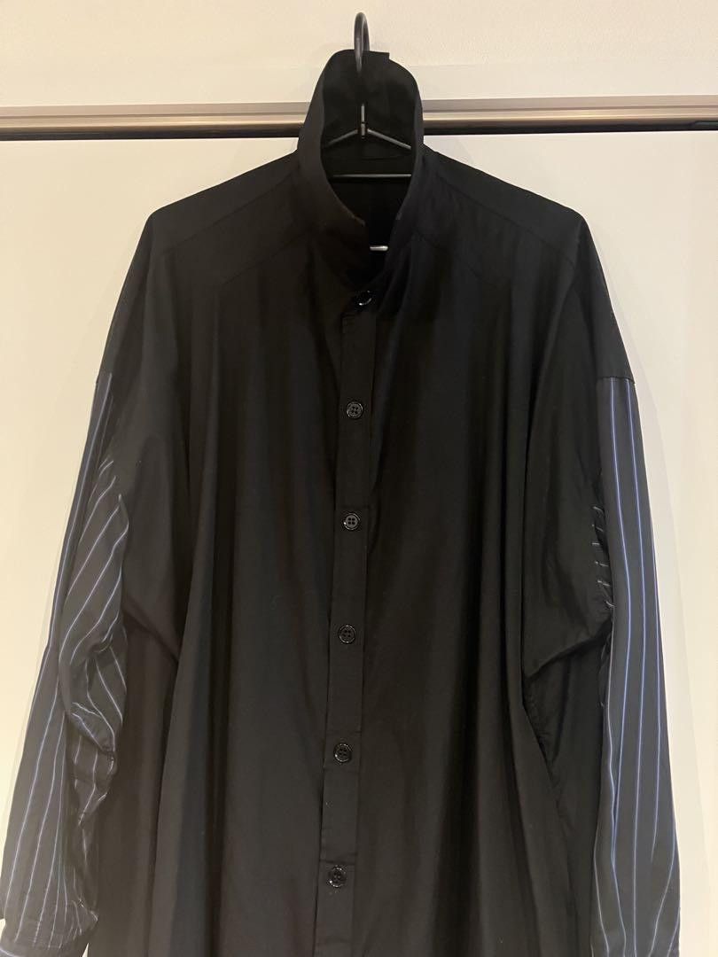 Yohji Yamamoto Yohji Yamamoto Pour Homme Striped Sleeve Shirt Size US S / EU 44-46 / 1 - 4 Thumbnail