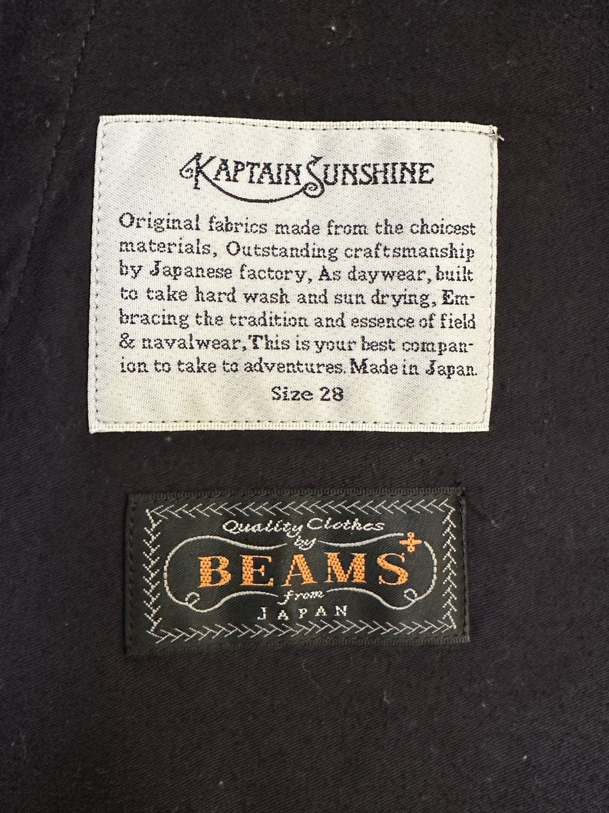 Kaptain Sunshine Kaptain Sunshine x Beams blue wool trousers Size US 30 / EU 46 - 3 Thumbnail