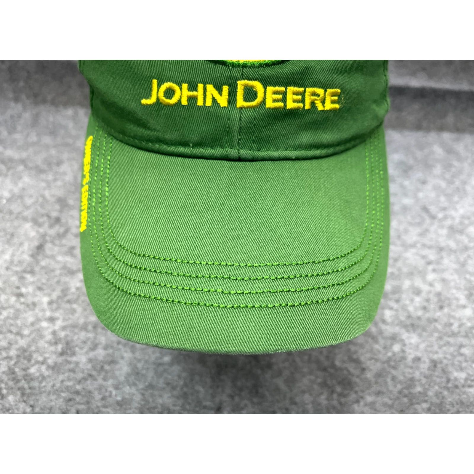 John Deere John Deere Hat Cap Snap Back Adult Green 100% Cotton Farm Equipment Agriculture Twill Adjustable Mens Outdoor Green Cap Snapback Hats Size ONE SIZE - 3 Thumbnail