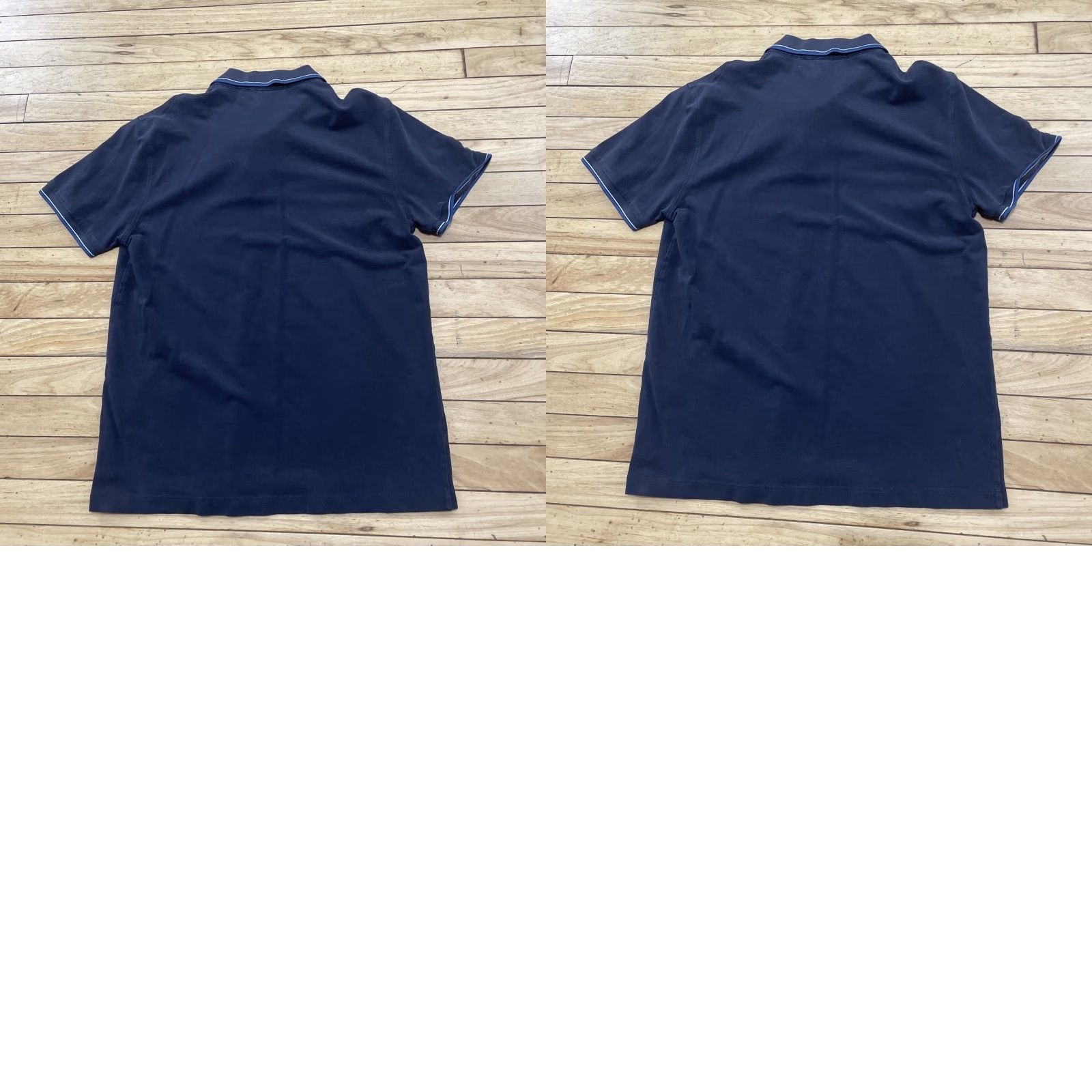 Hugo Boss HUGO BOSS Polo Shirt Men S Black Dark Blue Regular Long Staple Cotton Golf Exec Shirt Mens Polo Black Size US S / EU 44-46 / 1 - 11 Thumbnail