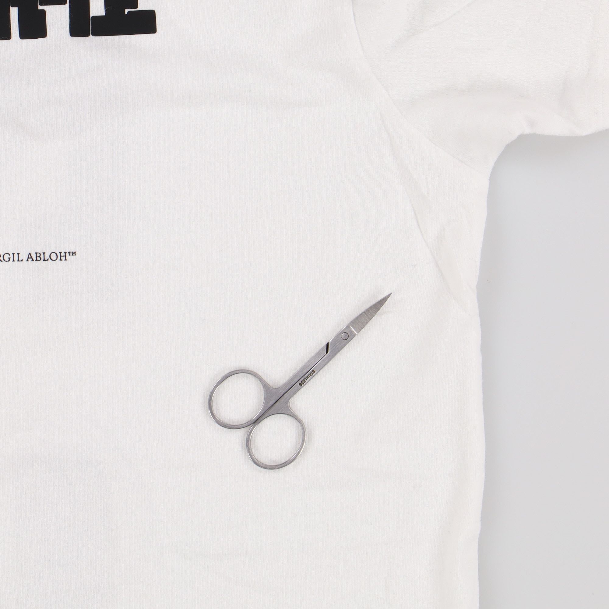 Off-White White Tech Marker Adam Is Eve Oversized T-shirt Size US XS / EU 42 / 0 - 9 Thumbnail