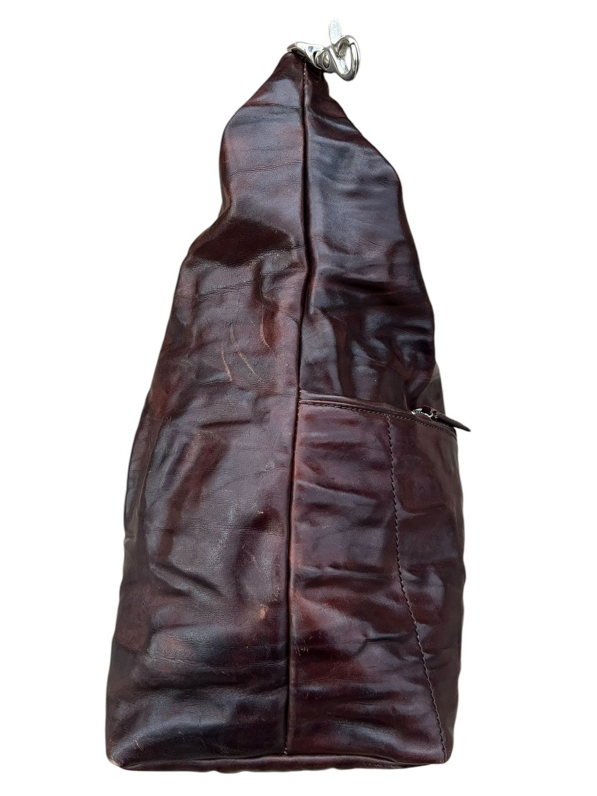 Vintage Vintage Handmade Daniel & Bob Patina Jerkin Leather Big Bag Size ONE SIZE - 14 Thumbnail