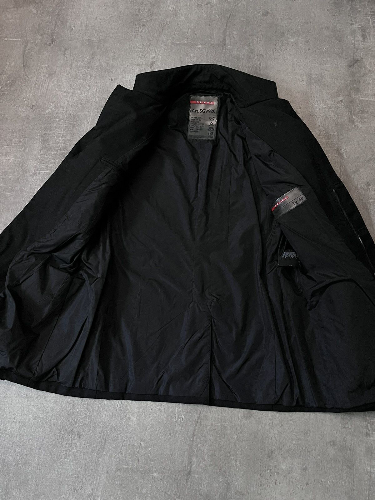 Prada Prada 2007 wool and leather padded blazer jacket Size US M / EU 48-50 / 2 - 12 Thumbnail