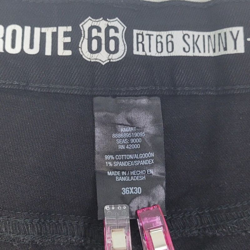 Route 66 Route 66 Mens 36X30 Cotton Spandex Skinny Denim Jeans Size US 36 / EU 52 - 4 Thumbnail