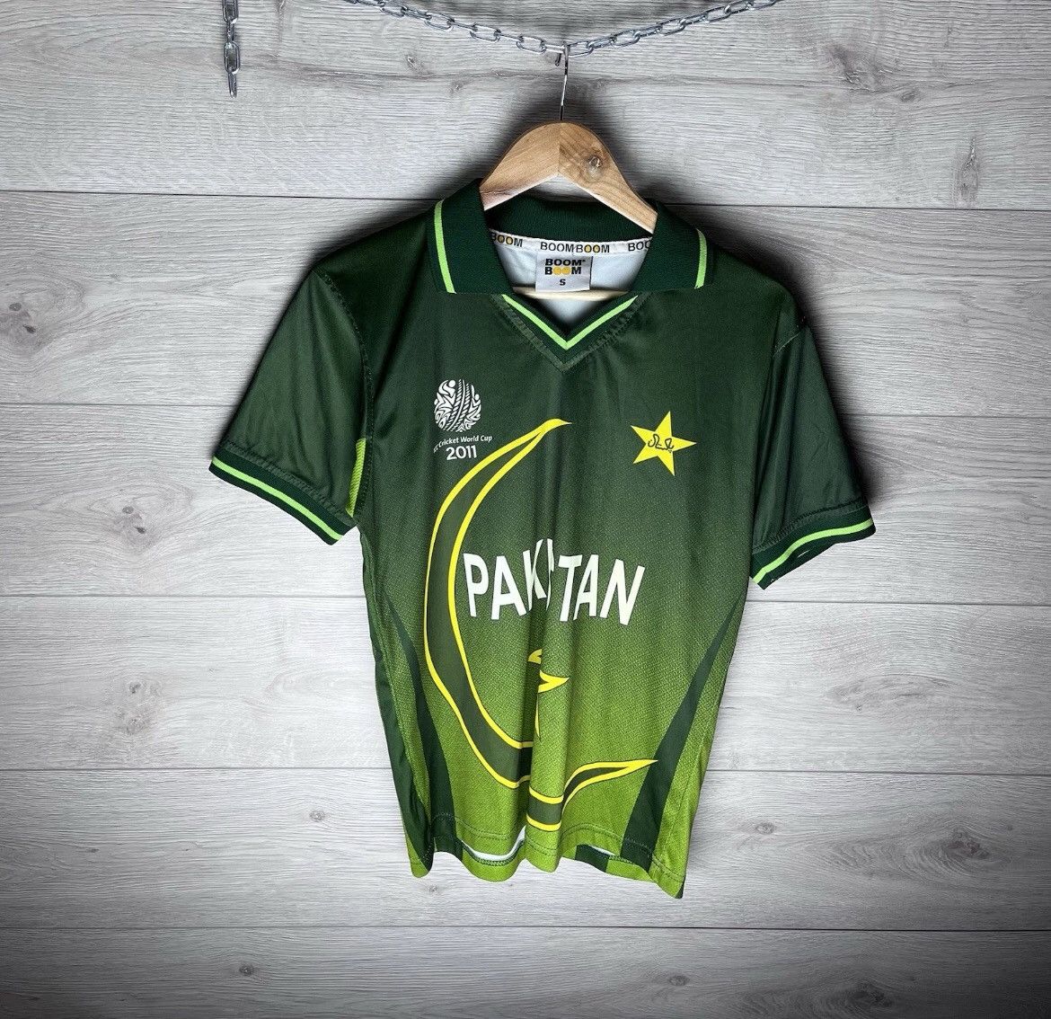 Vintage Vintage men’s Pakistan Cricket Team T-Shirt #14 Jalal Size US S / EU 44-46 / 1 - 1 Thumbnail