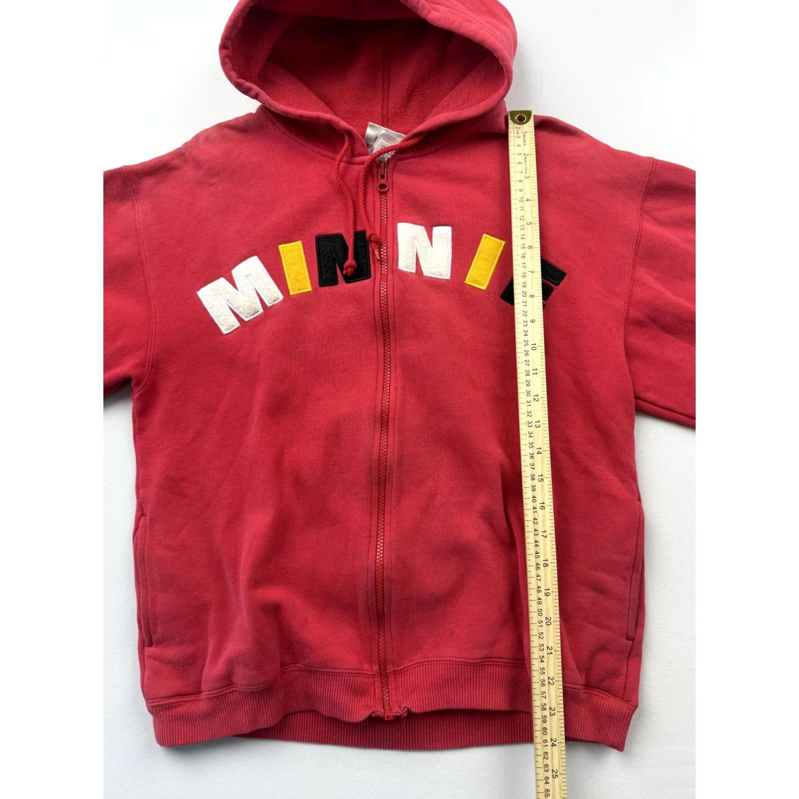 Disney Walt Disney World Hoodie Sweatshirt Womens Small Red Minnie Mouse Full Zip Size S / US 4 / IT 40 - 4 Thumbnail