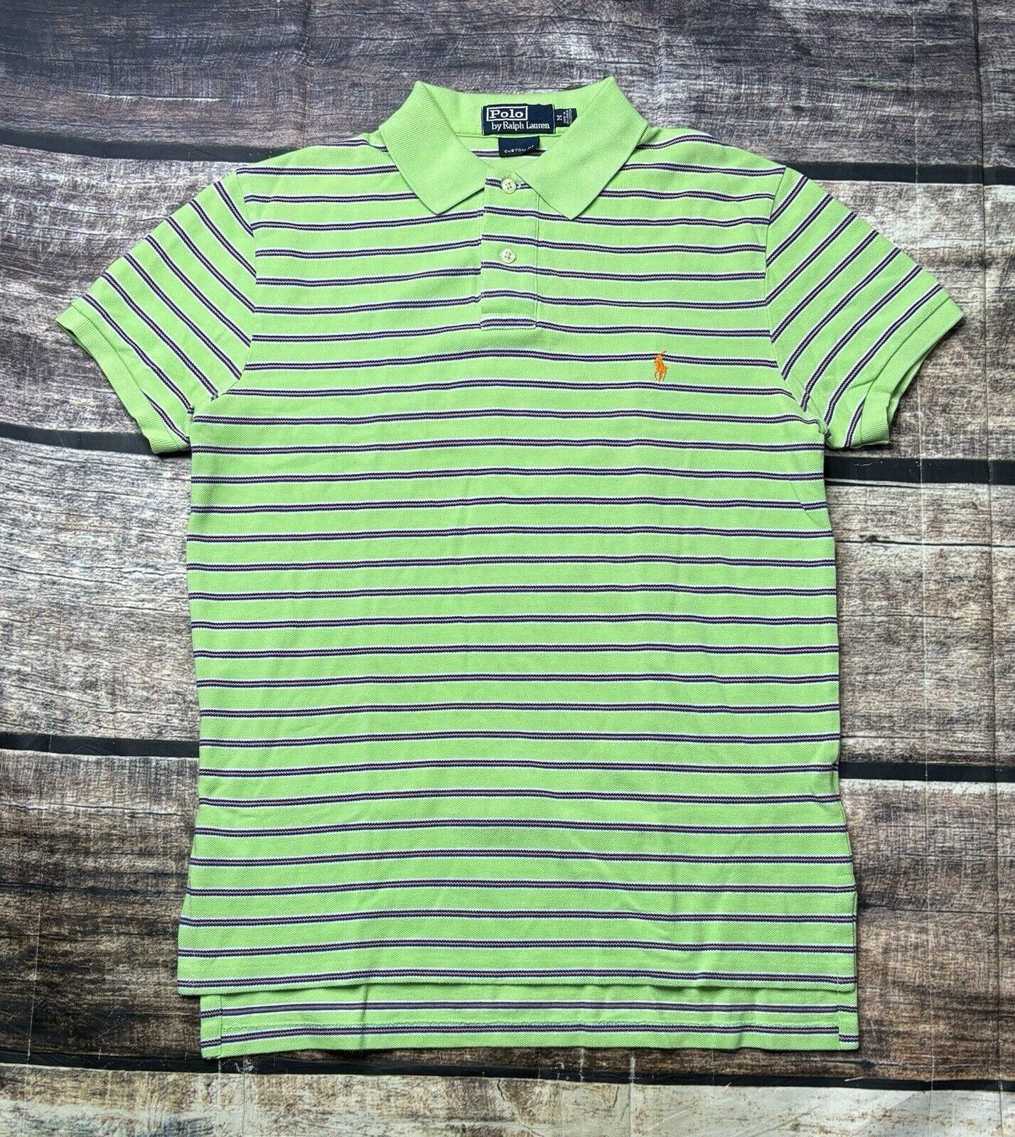 Polo Ralph Lauren VTG Polo Ralph Lauren Polo Shirt Men's Medium Custom Cotton Size US L / EU 52-54 / 3 - 1 Thumbnail