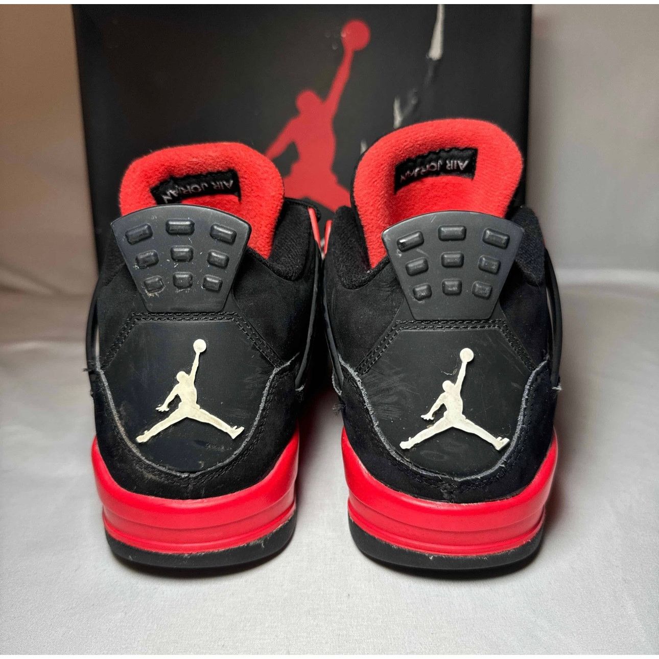 Jordan Brand × Nike Size 5 - Nike Air Jordan 4 Retro GS Red Thunder Men's Shoes Size US 5 / EU 37 - 5 Thumbnail