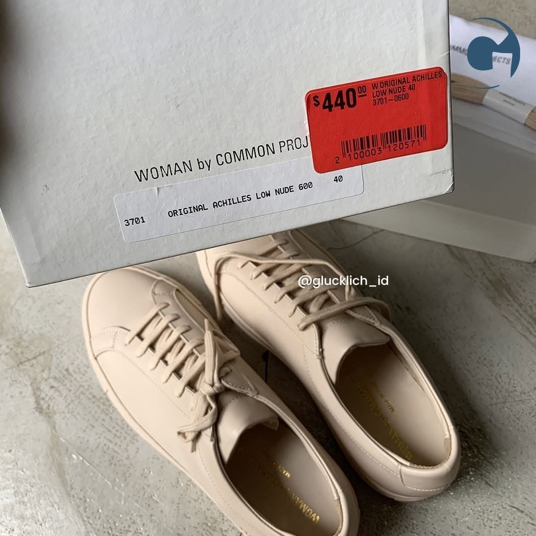 Common Projects Common Projects, Original Achilles Low in Nude Size US 7 / EU 40 - 4 Thumbnail